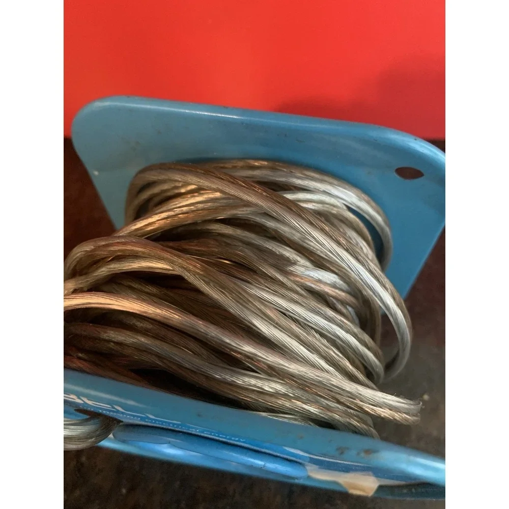 Vintage Belden 9717 Clear Speaker Wire 14 AWG - Approx 80-90 Ft Remaining